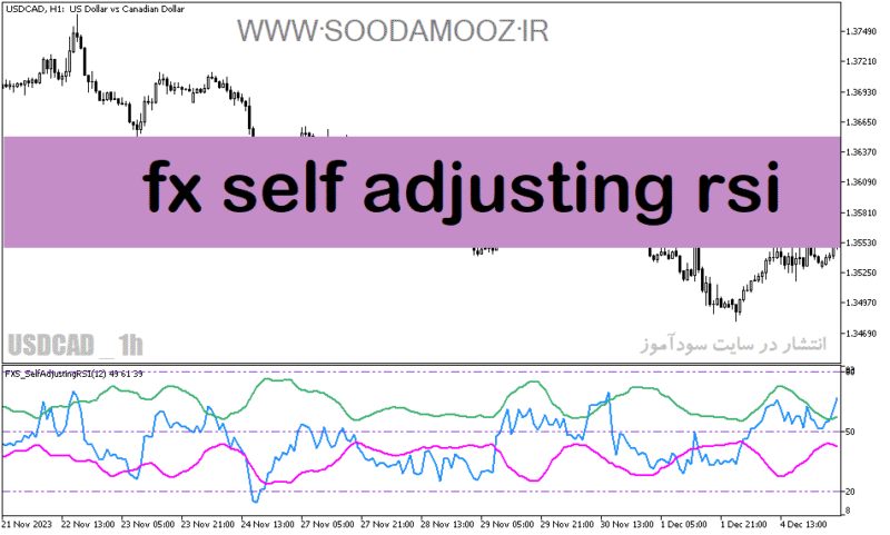 خرید و دانلود دانلود نرم افزار اندیکاتور rsi برای متاتریدر5 با نام fx self adjusting rsi - تصویر 2