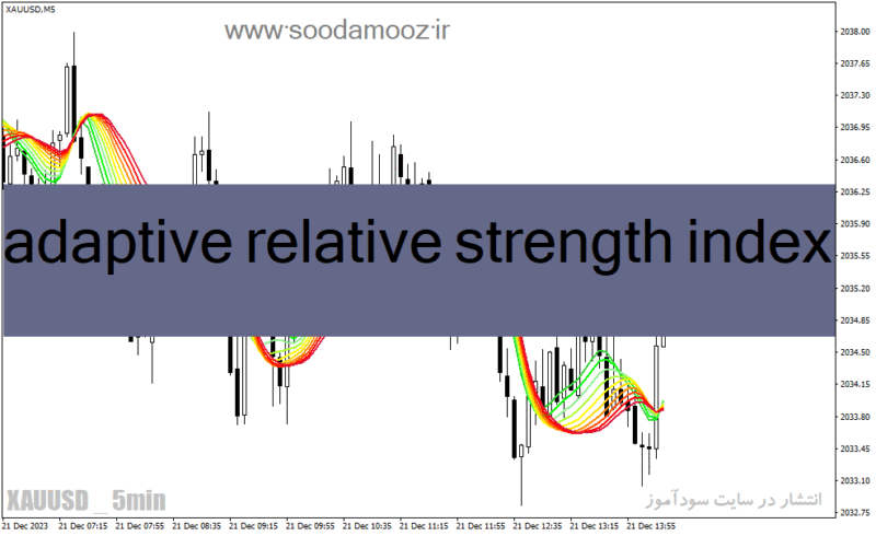 خرید و دانلود دانلود نماگر فنی مووینگ اوریج برای متاتریدر4 با نام adaptive relative strength index smoothed - تصویر 2