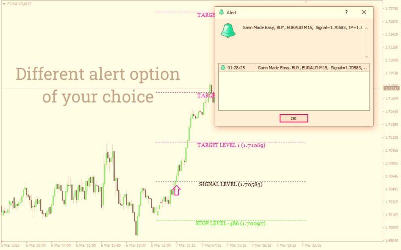 خرید و دانلود ساده‌سازی تحلیل گن با اندیکاتور Gann Made Easy برای MT4 - تصویر 5
