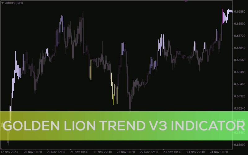 خرید و دانلود شناسایی جهت و قدرت روند با تغییر رنگ کندل‌ها در اندیکاتور Golden lion trend v3 برای MT4 - تصویر 2