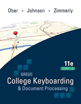 خرید و دانلود نسخه کامل کتاب Gregg College Keyboarding & Document Processing (GDP); Lessons 1-20 text_6a68a52fe18a4.webp خرید و دانلود نسخه کامل کتاب Gregg College Keyboarding & Document Processing (GDP); Lessons 1-20 text