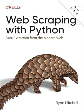 خرید و دانلود نسخه کامل کتاب Web Scraping with Python: Data Extraction from the Modern Web_6a69d1e6ccc7e.jpeg خرید و دانلود نسخه کامل کتاب Web Scraping with Python: Data Extraction from the Modern Web