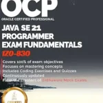 خرید و دانلود نسخه کامل کتاب OCP Java 21 Programmer Certification Fundamentals: Study Guide For 1Z0-830 (OCP Java 21 Programmer Certification Exam Fundamentals Study Guide Book 1)