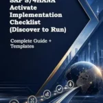 خرید و دانلود نسخه کامل کتاب SAP S/4HANA Activate Implementation Checklist (Discover to Run): Complete Guide + Templates