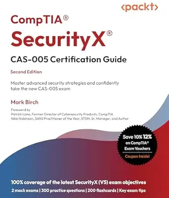 خرید و دانلود نسخه کامل کتاب CompTIA® SecurityX® CAS-005 Certification Guide: Master advanced security strategies and confidently take the new CAS-005 exam