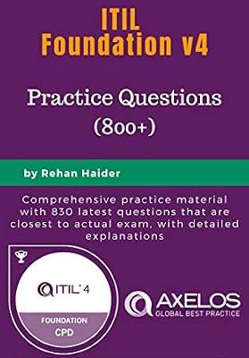 خرید و دانلود نسخه کامل کتاب ITIL v4 Foundation Certification: Practice Questions (Certification Practice)