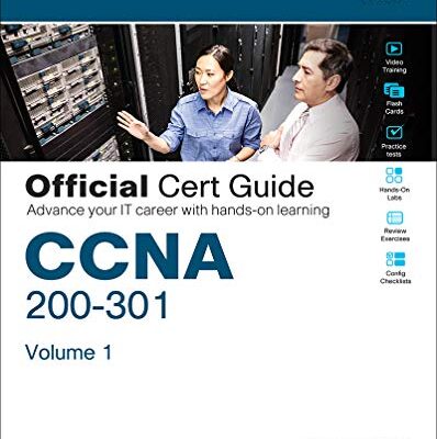 خرید و دانلود نسخه کامل کتاب CCNA 200-301 Official Cert Guide, Volume 1 1st Edition