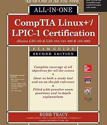 خرید و دانلود نسخه کامل کتاب CompTIA Linux+/LPIC-1 Certification All-in-One Exam Guide, Second Edition (Exams LX0-103 & LX0-104/101-400 & 102-400)