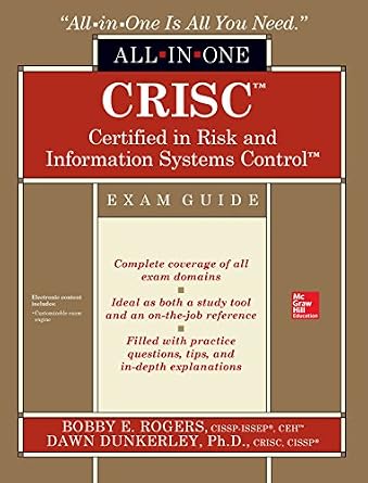 خرید و دانلود نسخه کامل کتاب CRISC Certified in Risk and Information Systems Control All-in-One Exam Guide_6a6bca9e99e8a.jpeg خرید و دانلود نسخه کامل کتاب CRISC Certified in Risk and Information Systems Control All-in-One Exam Guide