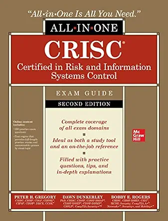 خرید و دانلود نسخه کامل کتاب CRISC Certified in Risk and Information Systems Control All-in-One Exam Guide, Second Edition_6a6b7b26ee6f7.webp خرید و دانلود نسخه کامل کتاب CRISC Certified in Risk and Information Systems Control All-in-One Exam Guide, Second Edition