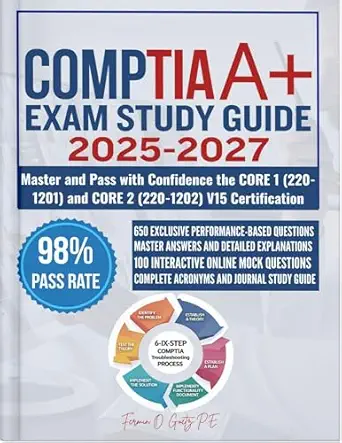خرید و دانلود نسخه کامل کتاب CompTIA A+ EXAM STUDY GUIDE 2025-2027: Master and Pass with Confidence the CORE 1 (220-1201) and CORE 2 (220-1202) V15 Certification_6a6c0c9282ed9.webp خرید و دانلود نسخه کامل کتاب CompTIA A+ EXAM STUDY GUIDE 2025-2027: Master and Pass with Confidence the CORE 1 (220-1201) and CORE 2 (220-1202) V15 Certification