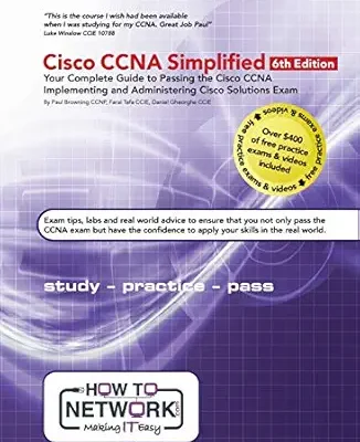 خرید و دانلود نسخه کامل کتاب Cisco CCNA Simplified: Your Complete Guide to Passing the Cisco CCNA Implementing and Administering Cisco Solutions Exam