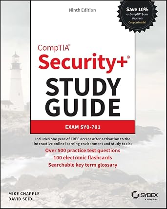 خرید و دانلود نسخه کامل کتاب CompTIA Security+ Study Guide with over 500 Practice Test Questions: Exam SY0-701 (Sybex Study Guide)_6a68e1f879991.jpeg خرید و دانلود نسخه کامل کتاب CompTIA Security+ Study Guide with over 500 Practice Test Questions: Exam SY0-701 (Sybex Study Guide)