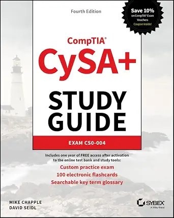 خرید و دانلود نسخه کامل کتاب CompTIA CySA+ Study Guide: Exam CS0-004 (Sybex Study Guide)_6a68e1b3d5f6b.webp خرید و دانلود نسخه کامل کتاب CompTIA CySA+ Study Guide: Exam CS0-004 (Sybex Study Guide)