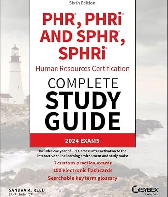خرید و دانلود نسخه کامل کتاب PHR, PHRi and SPHR, SPHRi Human Resources Certification Complete Study Guide: 2024 Exams (Sybex Study Guide)