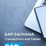 خرید و دانلود نسخه کامل کتاب SAP S4/HANA Transactions and Tables