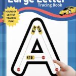 خرید و دانلود نسخه کامل کتاب The Large Letter Tracing Book: A Finger Tracing Letter Racing Workbook by Wooden Publishing PDF