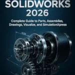 خرید و دانلود نسخه کامل کتاب Mastering SOLIDWORKS 2026: Complete Guide to Parts, Assemblies, Drawings, Visualize, and SimulationXpress