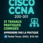 خرید و دانلود نسخه کامل کتاب Le Guide de Survie CCNA : Maîtrisez Cisco 200-301 par la Pratique (French Edition)
