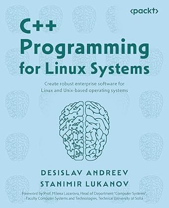خرید و دانلود نسخه کامل کتاب C++ Programming for Linux Systems: Create robust enterprise software for Linux and Unix-based operating systems_6a7e259923d8e.jpeg خرید و دانلود نسخه کامل کتاب C++ Programming for Linux Systems: Create robust enterprise software for Linux and Unix-based operating systems