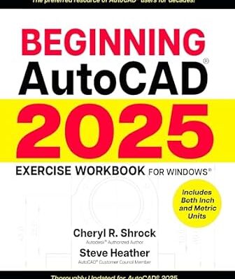 خرید و دانلود نسخه کامل کتاب Beginning AutoCAD® 2025 Exercise Workbook