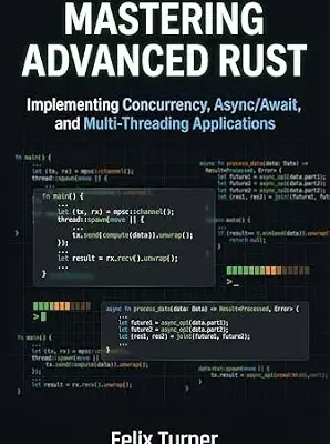 خرید و دانلود نسخه کامل کتاب Mastering Advanced Rust: Implementing Concurrency, Async/Await, and Multi-Threading Applications (Rust Fundamentals Mastery Book 3)