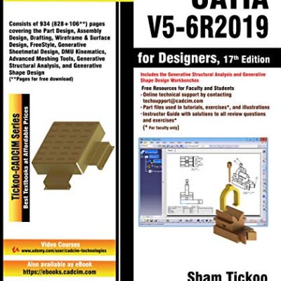 خرید و دانلود نسخه کامل کتاب CATIA V5-6R2019 for Designers, 17th Edition