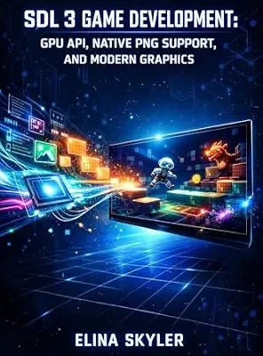 خرید و دانلود نسخه کامل کتاب SDL 3 GAME DEVELOPMENT: GPU API, NATIVE PNG SUPPORT, AND MODERN GRAPHICS: Build Cross-Platform 2D and 3D Games with HDR, Fragment Shaders, and Vulkan/Metal Integration