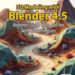 خرید و دانلود نسخه کامل کتاب 3D Modeling with Blender 4.5: Beginner’s Guide Using Add-ons with Hidden Features