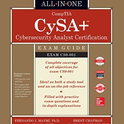 خرید و دانلود نسخه کامل کتاب CompTIA CySA+ Cybersecurity Analyst Certification All-in-One Exam Guide (CS0-001) 1st Edition
