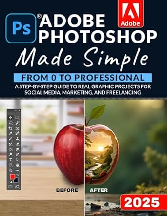 خرید و دانلود نسخه کامل کتاب Adobe Photoshop Made Simple: From 0 to Professional | A Step-by-Step Guide to Real Graphic Projects for Social Media, Marketing, and Freelancing_6a6fbb7f5b287.jpeg خرید و دانلود نسخه کامل کتاب Adobe Photoshop Made Simple: From 0 to Professional | A Step-by-Step Guide to Real Graphic Projects for Social Media, Marketing, and Freelancing