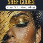 خرید و دانلود نسخه کامل کتاب 500 Midjourney SREF Codes: Your AI Art Gold Mine! (Midjourney Prompts: Design. Create. Earn.)