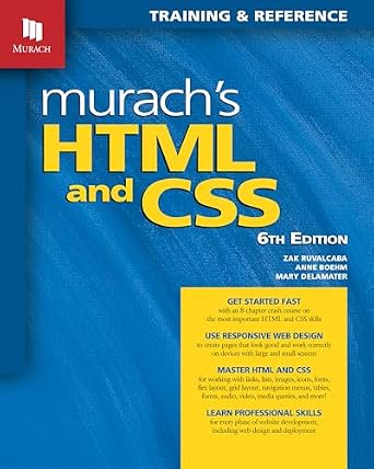 خرید و دانلود نسخه کامل کتاب Murach’s HTML and CSS (6th Edition)_6a7021a33e825.jpeg خرید و دانلود نسخه کامل کتاب Murach’s HTML and CSS (6th Edition)