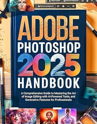 خرید و دانلود نسخه کامل کتاب Adobe Photoshop 2025 Handbook : A Comprehensive Guide to Mastering the Art of Image Editing with AI-Powered Tools and Generative Features for Professionals