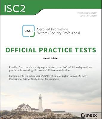 خرید و دانلود نسخه کامل کتاب زبان اصلی ISC2 CISSP Certified Information Systems Security Professional Official Practice Tests PDF | دانلود کتاب خارجی