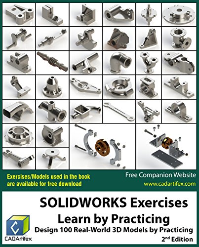 خرید و دانلود نسخه کامل کتاب SOLIDWORKS Exercises – Learn by Practicing: Learn to Design 3D Models by Practicing with these 100 Real-World Mechanical Exercises! (2 Edition) Kindle Edition_6a702afe8098f.jpeg خرید و دانلود نسخه کامل کتاب SOLIDWORKS Exercises – Learn by Practicing: Learn to Design 3D Models by Practicing with these 100 Real-World Mechanical Exercises! (2 Edition) Kindle Edition