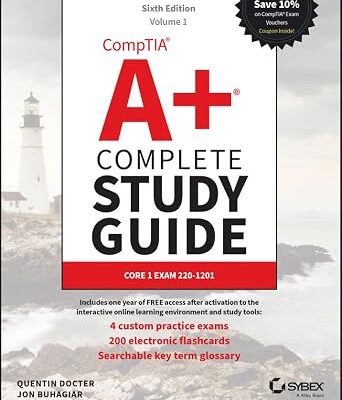 خرید و دانلود نسخه کامل کتاب CompTIA A+ Complete Study Guide, 2-Volume Set: Volume 1 Core 1 Exam 220-1201 and Volume 2 Core 2 Exam 220-1202 (Sybex Study Guide)