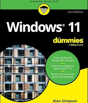 خرید و دانلود نسخه کامل کتاب Windows 11 For Dummies, 2nd Edition
