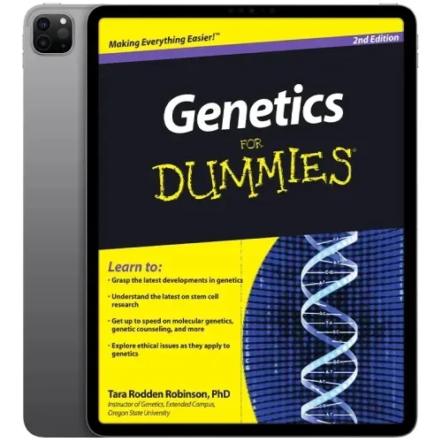 Genetics-For-Dummies-2nd-Edition-500x500-1 خرید و دانلود نسخه کامل کتاب انگلیسی Genetics For Dummies 2010 ویرایش دوم | رمان انگلیسی | کتاب PDF خارجی | رمان خارجی | یادگیری زبان انگلیسی - تصویر 1