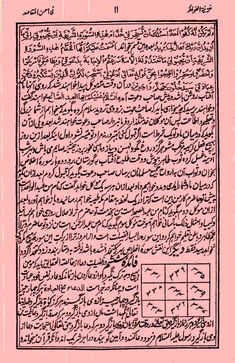 خرید و دانلود نسخه کامل کتاب مجربات هاشمی (خزینة الفوائد فی احسن المقاصد) بدون سانسور | علوم غریبه | متافیزیک - تصویر 4